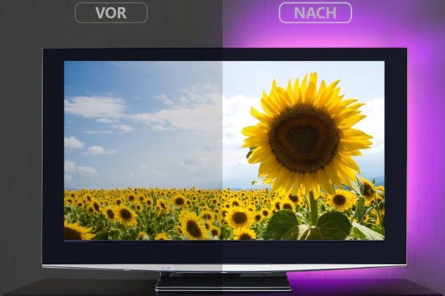 TV Hintergrundbeleuchtung Test TV Hintergrundbeleuchtung Test